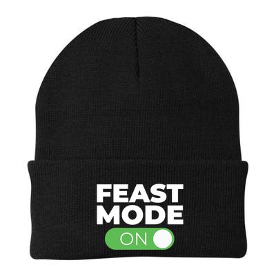 Feast Mode On Switch Thanksgiving Feast Phone Graphic Gift Beanie