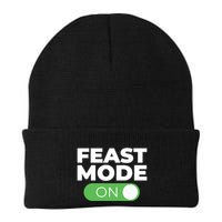 Feast Mode On Switch Thanksgiving Feast Phone Graphic Gift Beanie