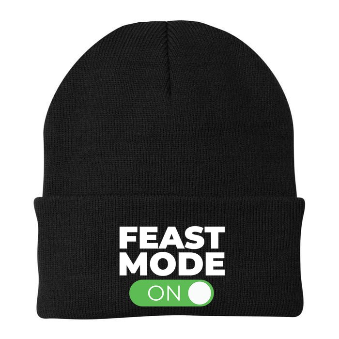 Feast Mode On Switch Thanksgiving Feast Phone Graphic Gift Beanie
