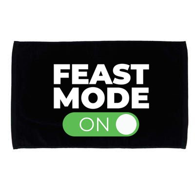 Feast Mode On Switch Thanksgiving Feast Phone Graphic Gift Microfiber Hand Towel