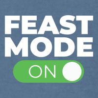 Feast Mode On Switch Thanksgiving Feast Phone Graphic Gift Garment-Dyed Sweatshirt