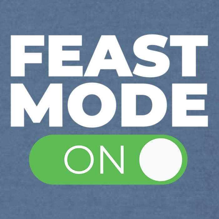 Feast Mode On Switch Thanksgiving Feast Phone Graphic Gift Garment-Dyed Sweatshirt