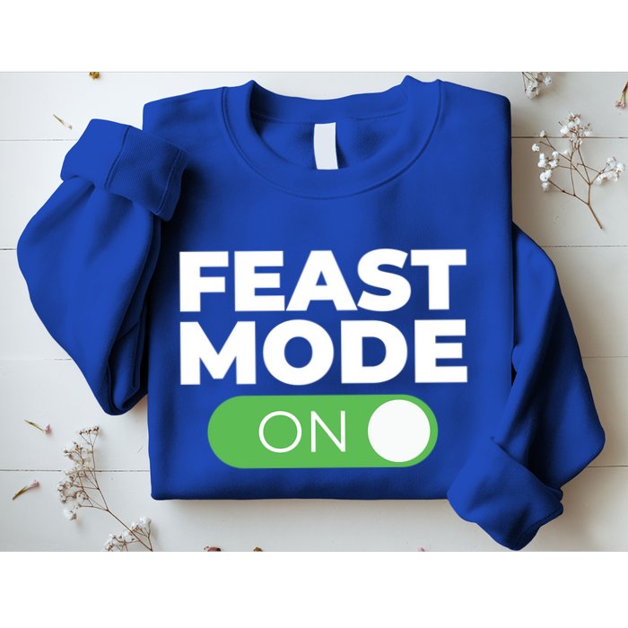 Feast Mode On Switch Thanksgiving Feast Phone Graphic Gift Sweatshirt