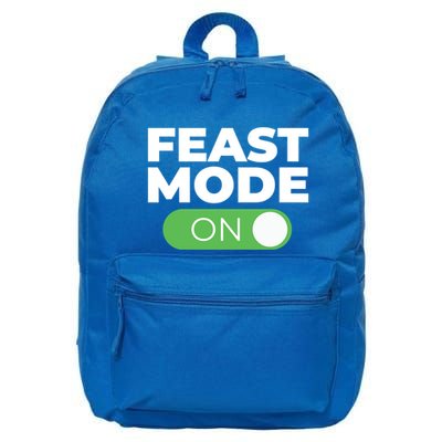 Feast Mode On Switch Thanksgiving Feast Phone Graphic Gift 16 in Basic Backpack