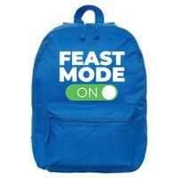 Feast Mode On Switch Thanksgiving Feast Phone Graphic Gift 16 in Basic Backpack