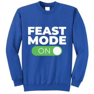 Feast Mode On Switch Thanksgiving Feast Phone Graphic Gift Tall Sweatshirt