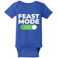 Feast Mode On Switch Thanksgiving Feast Phone Graphic Gift Baby Bodysuit