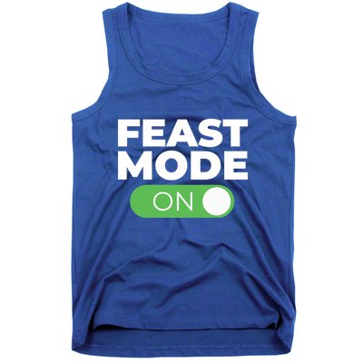 Feast Mode On Switch Thanksgiving Feast Phone Graphic Gift Tank Top