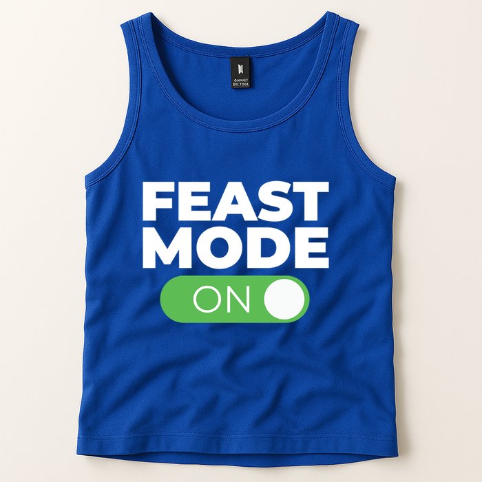 Feast Mode On Switch Thanksgiving Feast Phone Graphic Gift Tank Top
