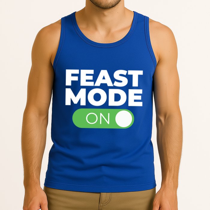 Feast Mode On Switch Thanksgiving Feast Phone Graphic Gift Tank Top