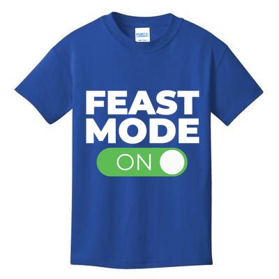 Feast Mode On Switch Thanksgiving Feast Phone Graphic Gift Kids T-Shirt