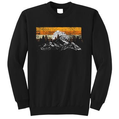 Full Moon Outdoor Nature Wildlife Mountains Sweatshirt