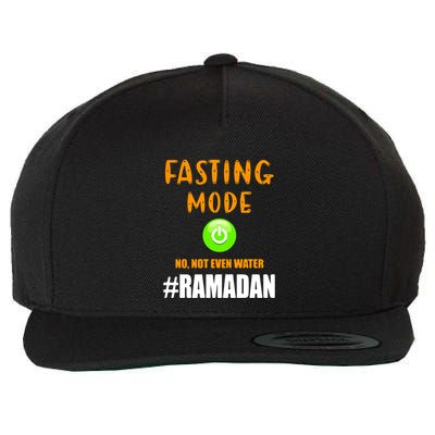 Fasting Mode On No Not Even Water Ramadan Kareem Muslim Gift For Ramadan Mubarak Wool Snapback Cap