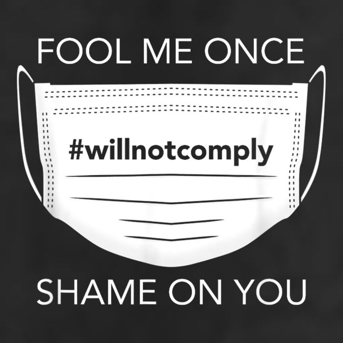 Fool Me Once I Will Not Comply Anti Mask No More Masks Cool Comfort Performance Bucket Hat