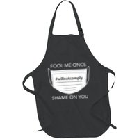 Fool Me Once I Will Not Comply Anti Mask No More Masks Apron