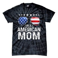 Family Matching Outfit All American Mom 4th of July USA Tie-Dye T-Shirt