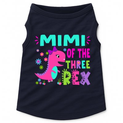 Funny Mimi Of The Birthday Three Rex Dinosaur Doggie Tank