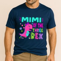 Funny Mimi Of The Birthday Three Rex Dinosaur Cooling Performance Crew T-Shirt
