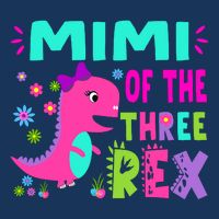 Funny Mimi Of The Birthday Three Rex Dinosaur Magnet