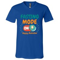 Fasting Mode On Happy Ramadan Fasting Ramadan Gift V-Neck T-Shirt