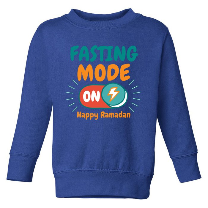 Fasting Mode On Happy Ramadan Fasting Ramadan Gift Toddler Sweatshirt