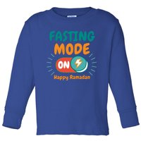 Fasting Mode On Happy Ramadan Fasting Ramadan Gift Toddler Long Sleeve Shirt