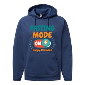 Fasting Mode On Happy Ramadan Fasting Ramadan Gift Performance Fleece Hoodie