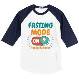 Fasting Mode On Happy Ramadan Fasting Ramadan Gift Baseball Sleeve Shirt