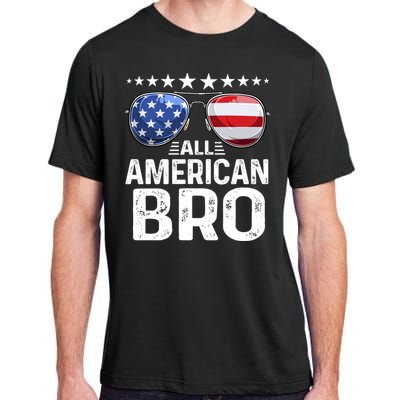 Family Matching Outfit All American Bro 4th Of July Usa Gift Adult ChromaSoft Performance T-Shirt