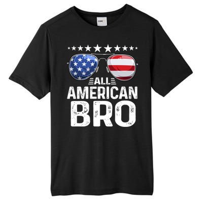 Family Matching Outfit All American Bro 4th Of July Usa Gift Tall Fusion ChromaSoft Performance T-Shirt