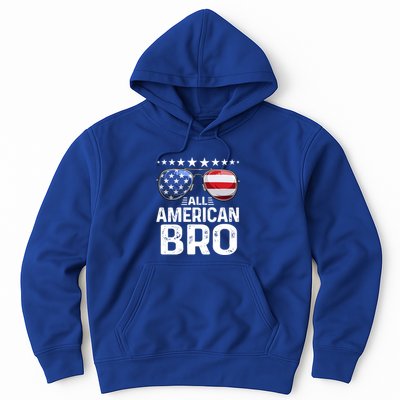 Family Matching Outfit All American Bro 4th Of July Usa Gift Hoodie