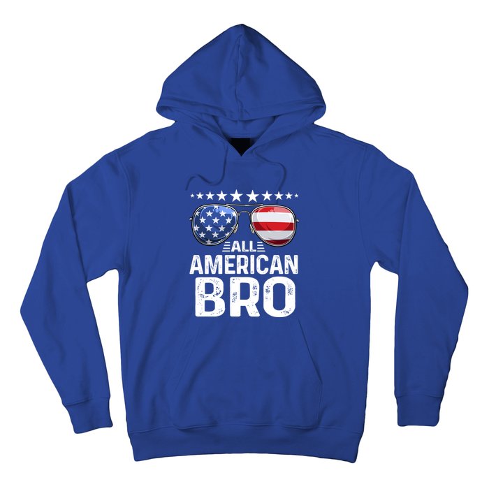 Family Matching Outfit All American Bro 4th Of July Usa Gift Hoodie