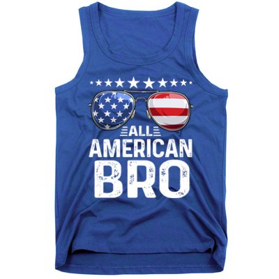 Family Matching Outfit All American Bro 4th Of July Usa Gift Tank Top