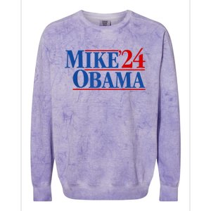 Funny Mike Obama 2024 Colorblast Crewneck Sweatshirt