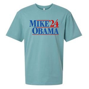 Funny Mike Obama 2024 Sueded Cloud Jersey T-Shirt