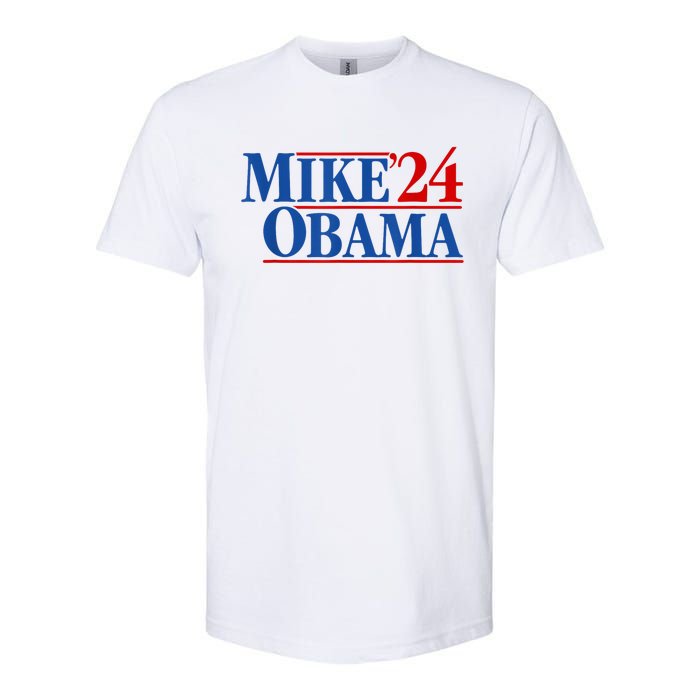 Funny Mike Obama 2024 Softstyle CVC T-Shirt