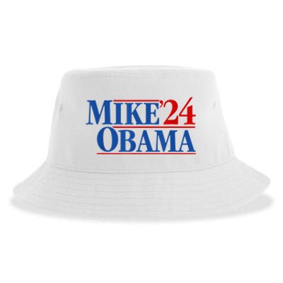 Funny Mike Obama 2024 Sustainable Bucket Hat