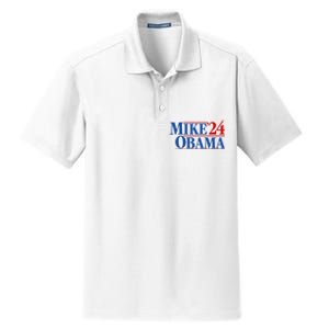 Funny Mike Obama 2024 Dry Zone Grid Polo