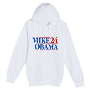 Funny Mike Obama 2024 Premium Pullover Hoodie