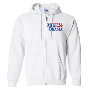 Funny Mike Obama 2024 Full Zip Hoodie