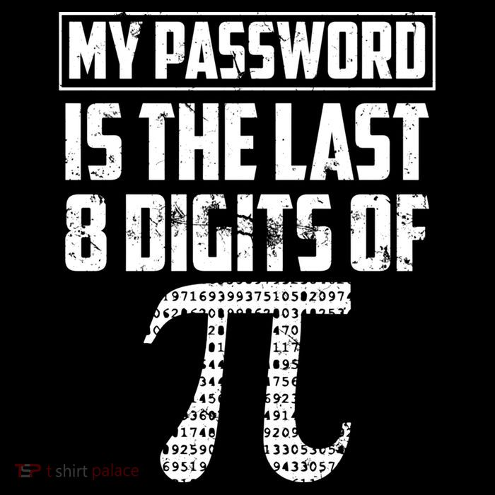Funny My Password Is The Last 8 Digits Of Pi Gift Great Gift Sustainable Bucket Hat