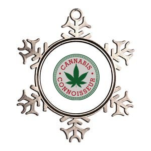 FUNNY MARIJUANA, PRO CANNABIS, STONER Metallic Star Ornament