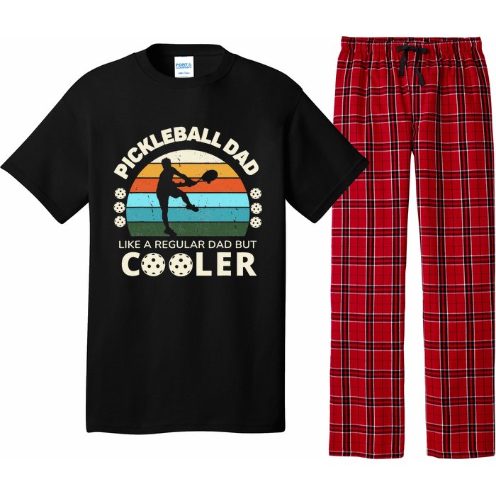 Funny Man's Pickleball Dad Like A Regular Dad But Cooler Pajama Set