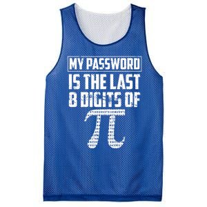 Funny My Password Is The Last 8 Digits Of Pi Gift Meaningful Gift Mesh Reversible Basketball Jersey Tank