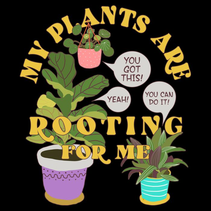 Funny My Plants Are Rooting For Me 16 in Basic Backpack