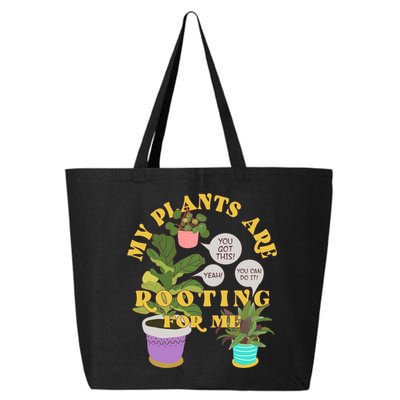 Funny My Plants Are Rooting For Me 25L Jumbo Tote