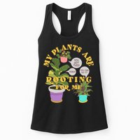 Funny My Plants Are Rooting For Me Womens Tank Top
