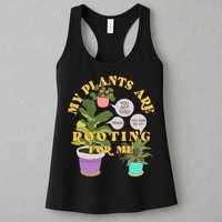 Funny My Plants Are Rooting For Me Womens Tank Top