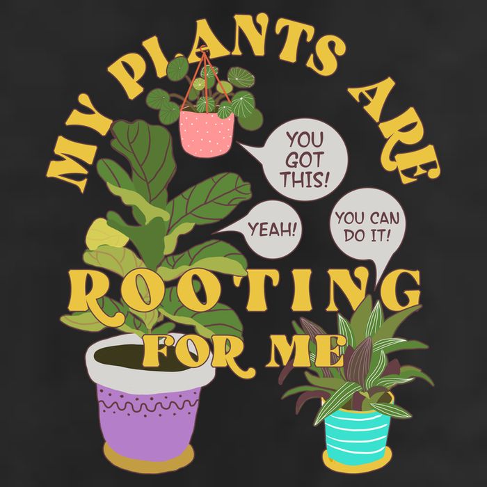 Funny My Plants Are Rooting For Me Golf Towel