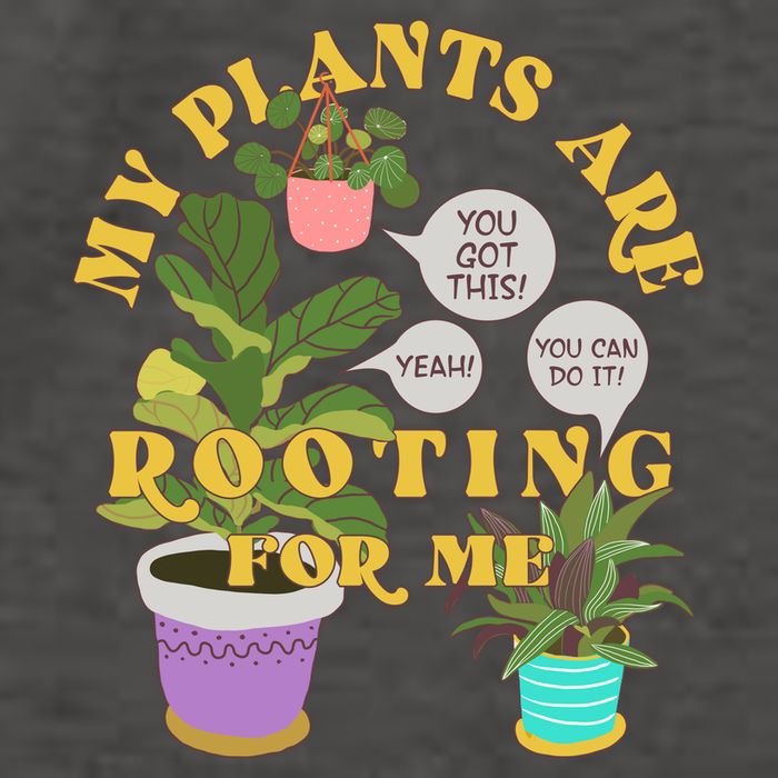 Funny My Plants Are Rooting For Me Vector Backpack